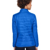 Back view of Ladies’ Prevail Packable Puffer Jacket