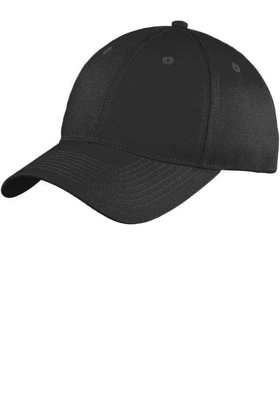 Front view of Youth Six-Panel Unstructured Twill Cap