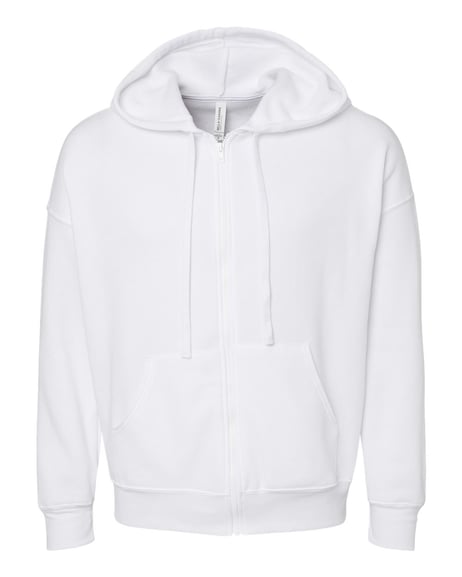 Front view of Sponge Fleece DTM Full-Zip Hoodie