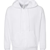 Front view of Sponge Fleece DTM Full-Zip Hoodie