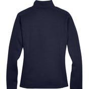 Back view of Women’s Bristol Full-Zip Sweater Fleece Jacket