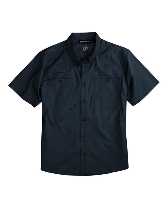 Front view of Craftsman Woven Short Sleeve Shirt