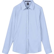 Front view of Women’s CrownLux Performance® Microstripe Dress Shirt