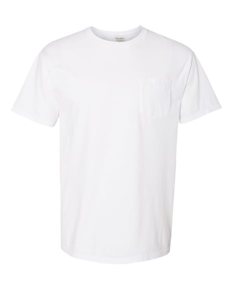 Front view of Garment-Dyed Pocket T-Shirt
