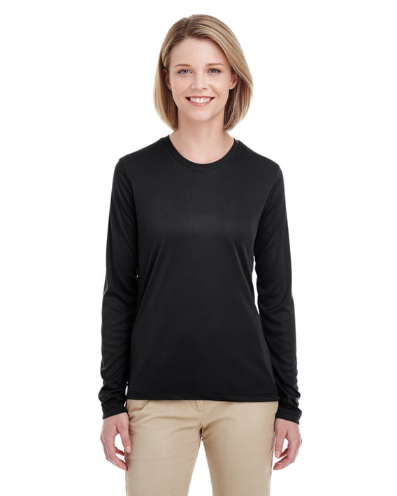 Front view of Ladies’ Cool & Dry Performance Long-Sleeve Top