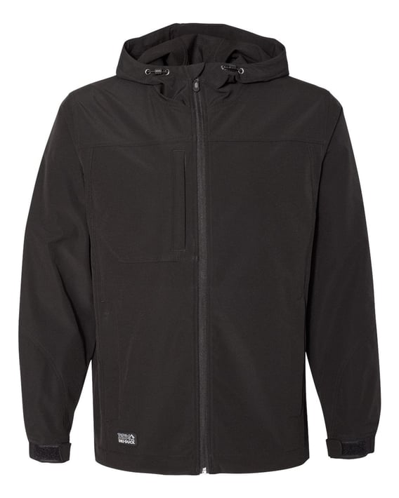 Front view of Apex Soft Shell Hooded Jacket