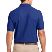 Back view of Tall Silk Touch Polo With Pocket
