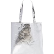 Back view of Metallic Tote