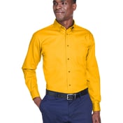 Front view of Men’s Easy Blend™ Long-Sleeve Twill Shirt With Stain-Release