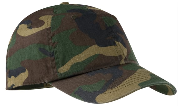 Front view of Camouflage Cap
