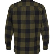 Back view of Yarn-Dyed Flannel Shirt