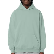 Front view of Unisex Cooper Dry Hooded Sweatshirt