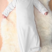 Front view of Infant Baby Rib Layette Sleeper