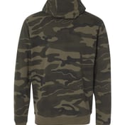 Back view of Camo Full-Zip Hooded Sweatshirt