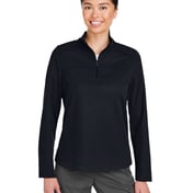 Front view of Women’s Express Tech Performance Pique Quarter-Zip Pullover