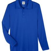 Front view of Zone Performance Long Sleeve Polo