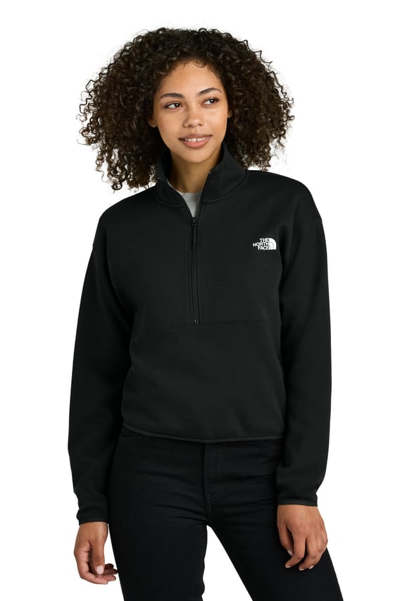Front view of Women’s Double-Knit 1/2-Zip Fleece