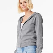 Side view of FWD Fashion Women’s Sponge Fleece Full-Zip Hoodie