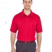 Front view of Men’s Cool & Dry Jacquard Stripe Polo