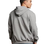 Back view of Adult Dri-Power® Full-Zip Hooded Sweatshirt