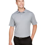 Front view of CrownLux Performance® Men’s Address Melange Polo