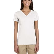 Front view of Ladies’ Classic V-Neck T-Shirt
