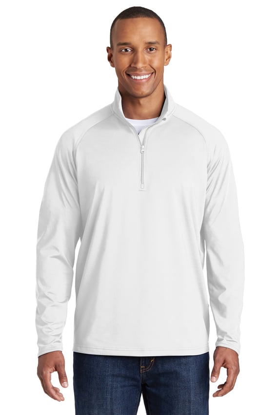 Front view of Sport-Wick&reg; Stretch 1/4-Zip Pullover