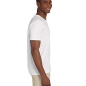 Side view of Adult Softstyle® V-Neck T-Shirt