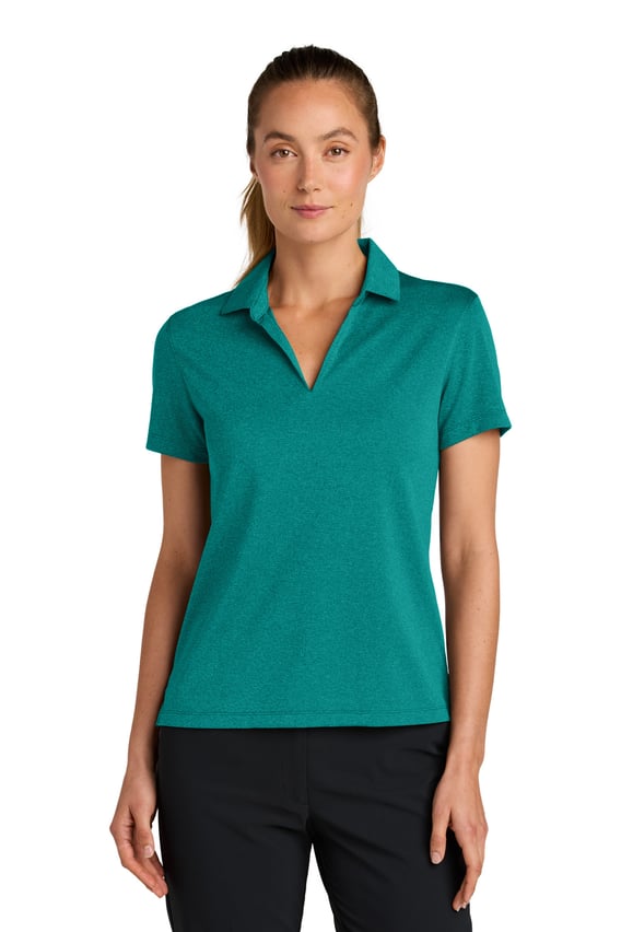 Front view of Women’s Dri-FIT Smooth Heather Polo