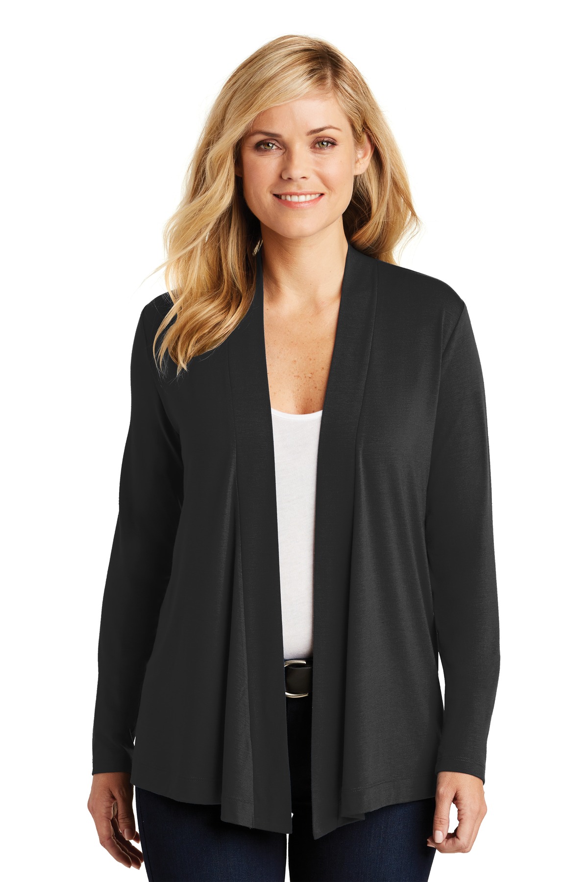 Front view of Women’s Concept Open Cardigan