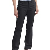 Front view of Ladies’ Slim Fit Boot Cut Stretch Twill Pant