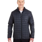 Front view of Men’s Portal Interactive Printed Packable Puffer Jacket