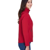 Side view of Ladies’ Cruise Two-Layer Fleece Bonded SoftShell Jacket