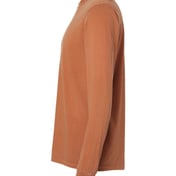 Side view of Garment-Dyed Heavyweight Long Sleeve T-Shirt