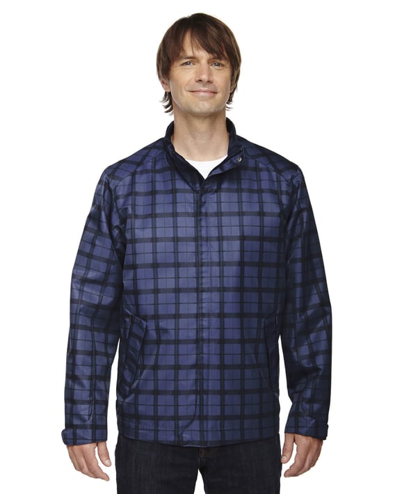 Front view of Men’s Locale Lightweight City Plaid Jacket