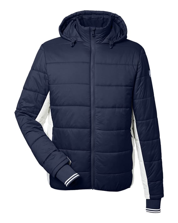 Front view of Nautical Mile Hooded Puffer Jacket