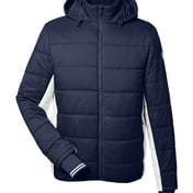 Front view of Nautical Mile Hooded Puffer Jacket