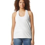 Front view of Ladies’ Softstyle CVC Racerback Tank