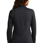 Back view of Women’s Slub Fleece Full-Zip Jacket