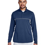 Front view of Men’s Excel M Nge Interlock Performance Quarter-Zip Top