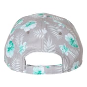 Back view of Tropical Print Cap