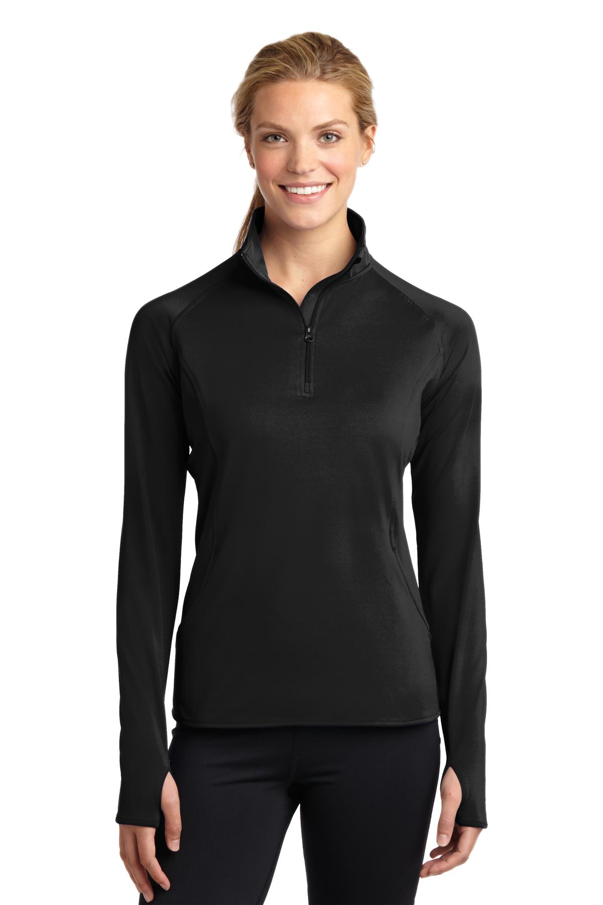 Front view of Women’s Sport-Wick® Stretch 1/4-Zip Pullover