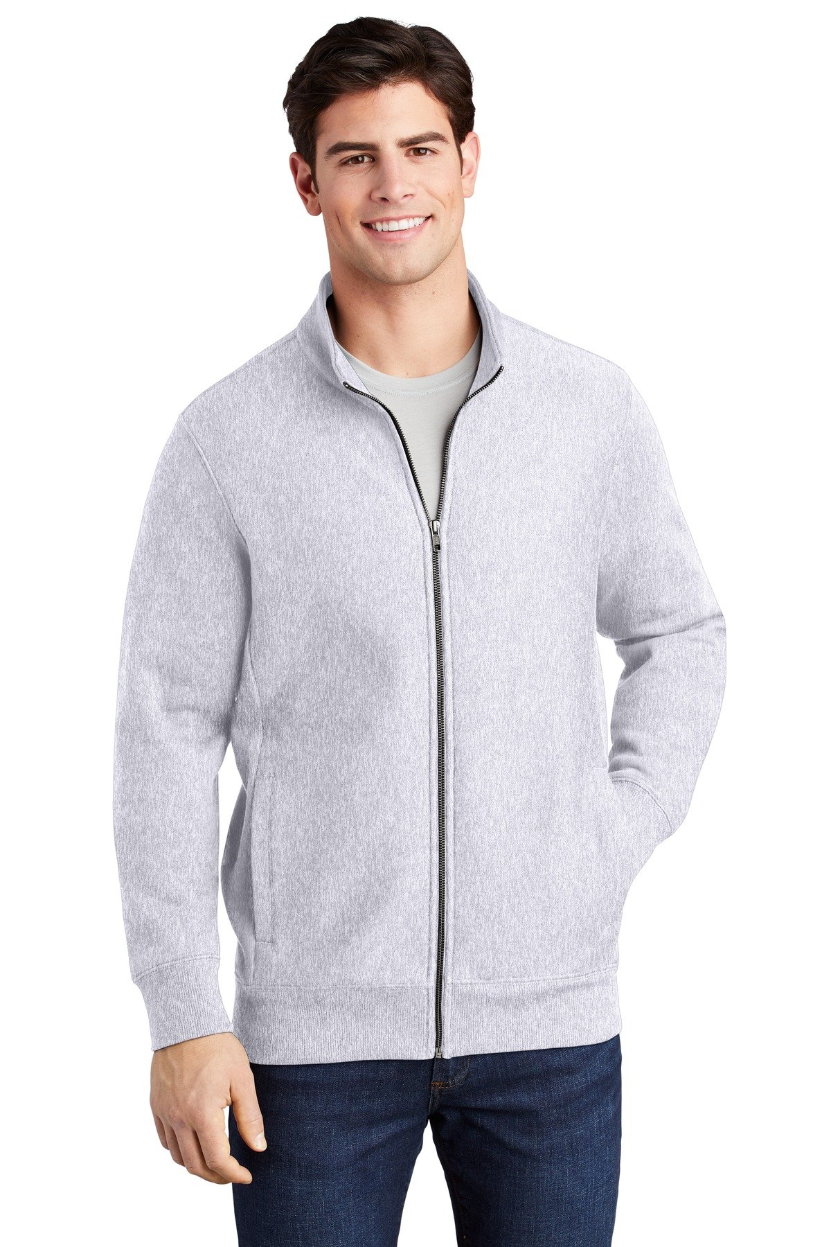 Front view of Super Heavyweight Full-Zip Sweatshirt