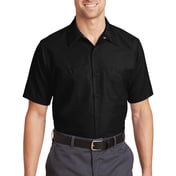 Front view of Long Size Short Sleeve Industrial Work Shirt