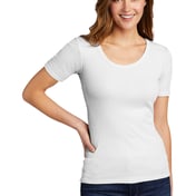 Front view of Women’s V.I.T. Rib Scoop Neck Tee