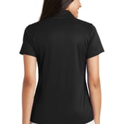 Back view of Women’s Performance Fine Jacquard Polo
