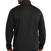 Back view of Active 1/2-Zip Soft Shell Jacket