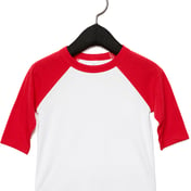 Front view of Toddler 3/4-Sleeve Baseball T-Shirt