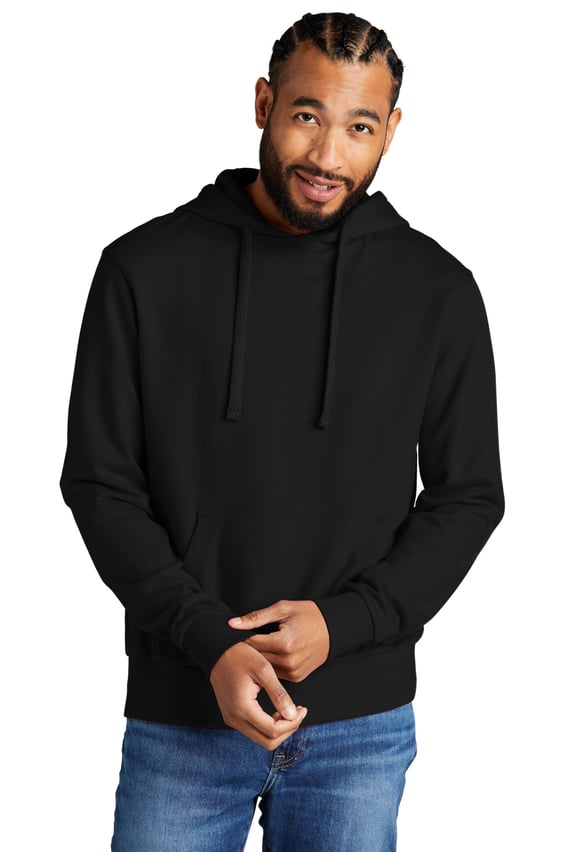 Front view of Unisex Organic French Terry Pullover Hoodie