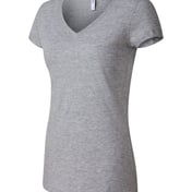 Side view of Women’s Jersey V-Neck Tee